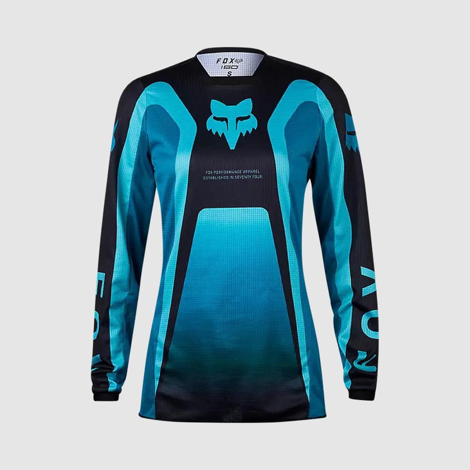 Polera Moto Mujer 180 Ballast Celeste Fox-0
