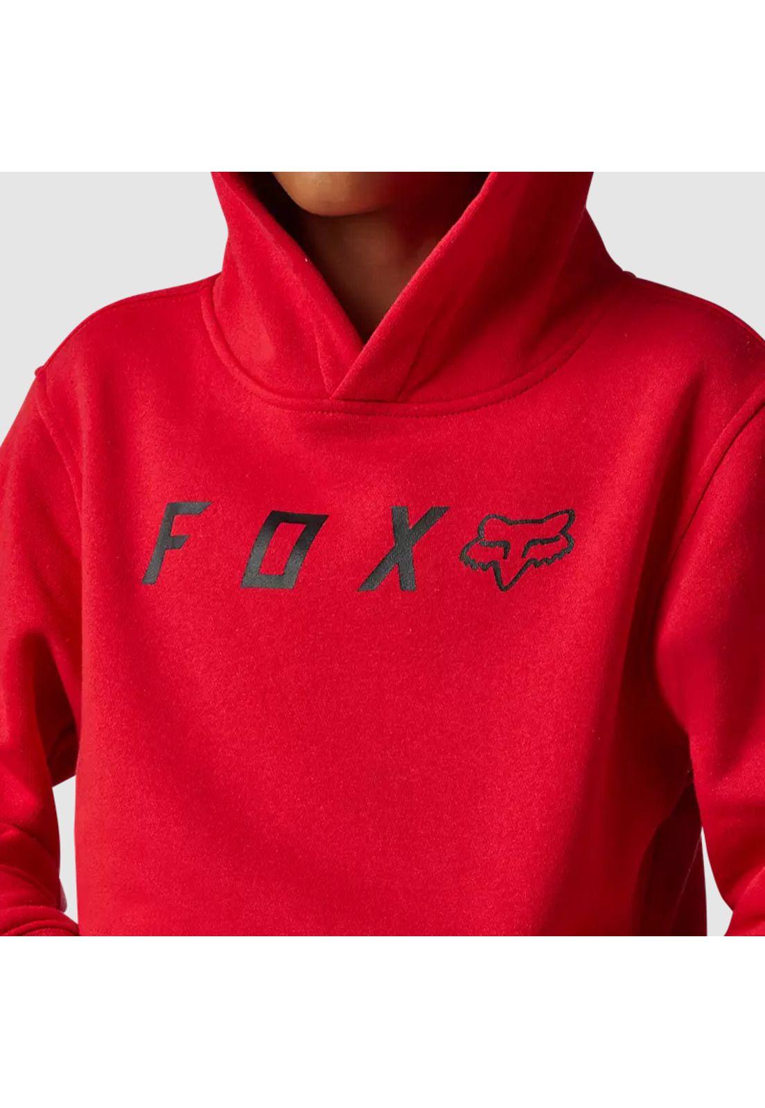 Poleron Lifestyle Niño Absolute Pullover Rojo Fox-3