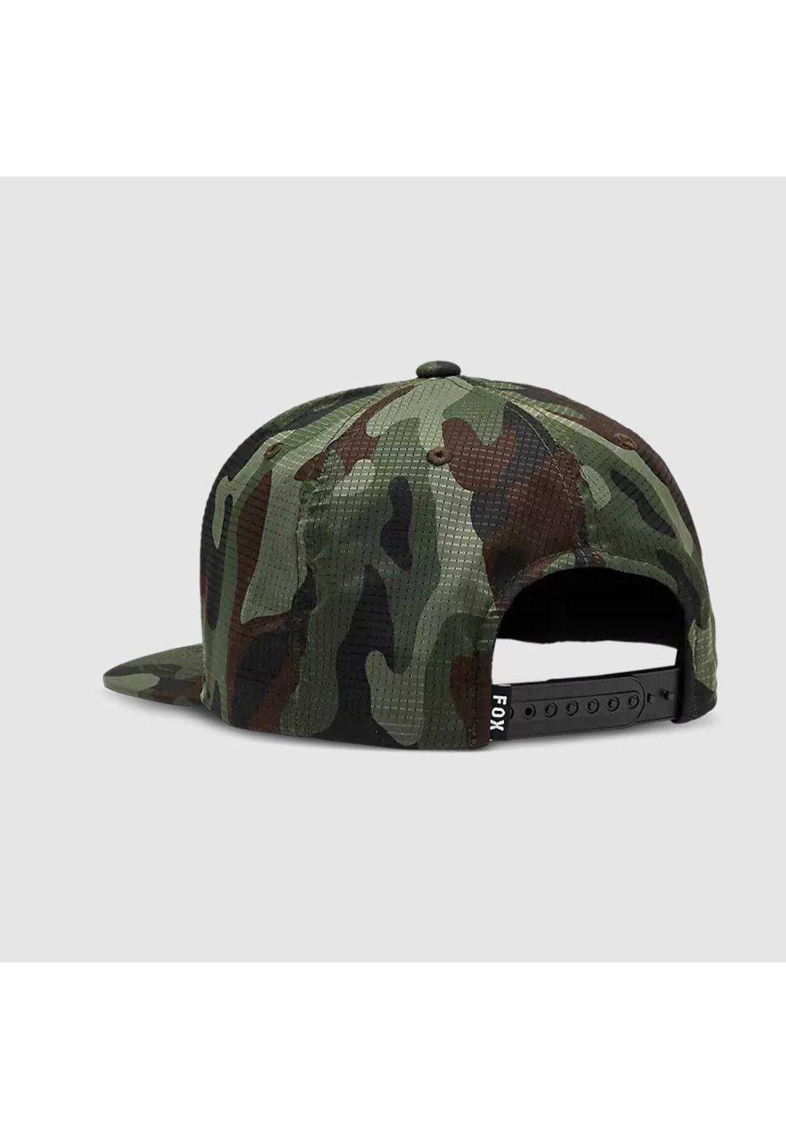 Gorro Jockey Lifestyle Fox Head Tech Snapback Camo Verde Fox-2
