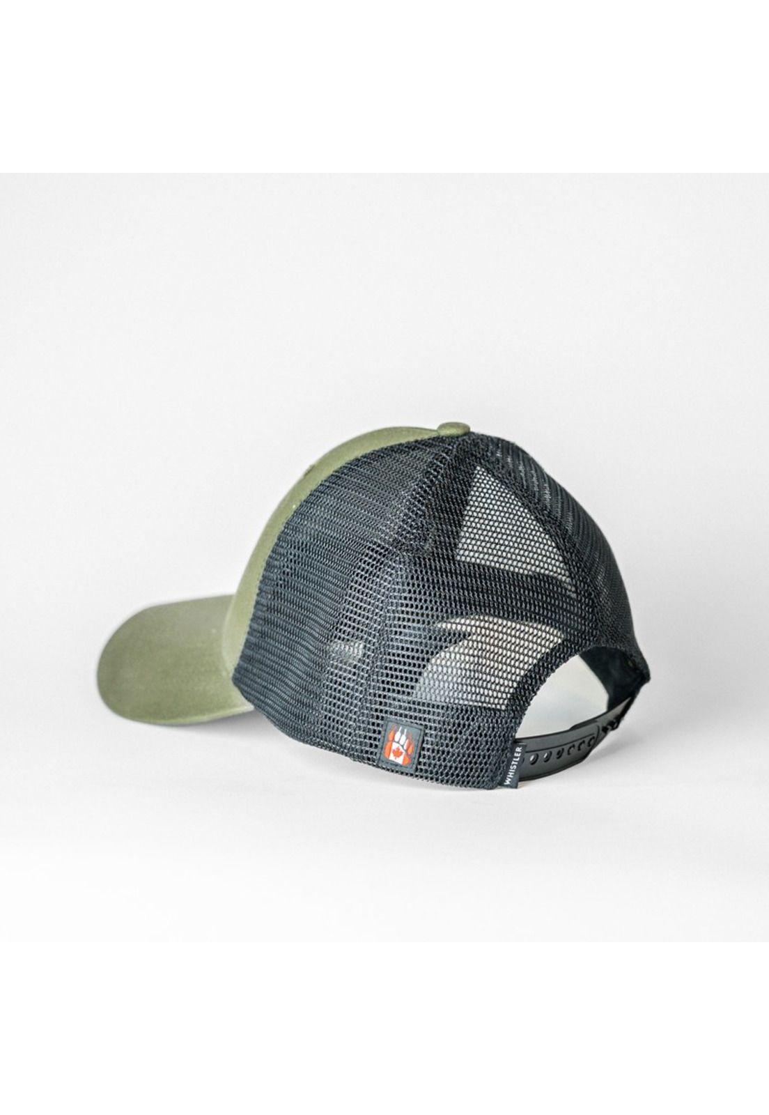 Gorro Jockey Lifestyle Trucker Peak 2 Peak Verde Whistler-3