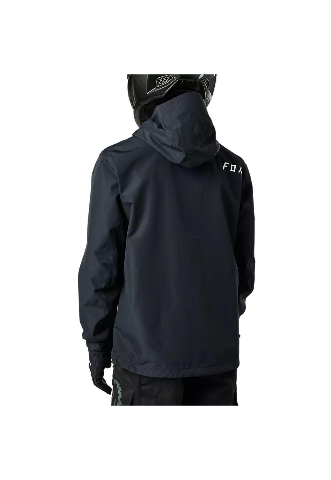 Chaqueta Moto Impermeable Ranger Offroad Negro Fox-2