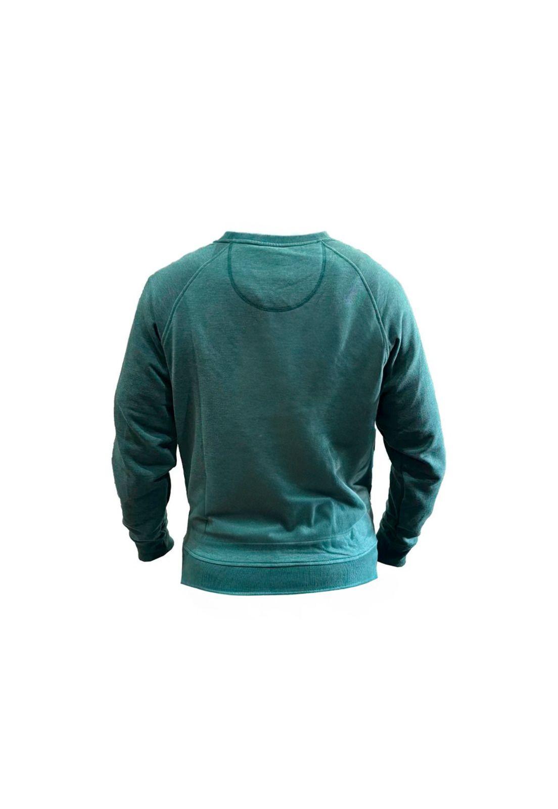 Poleron Lifestyle Forest Crew Verde Norco-1