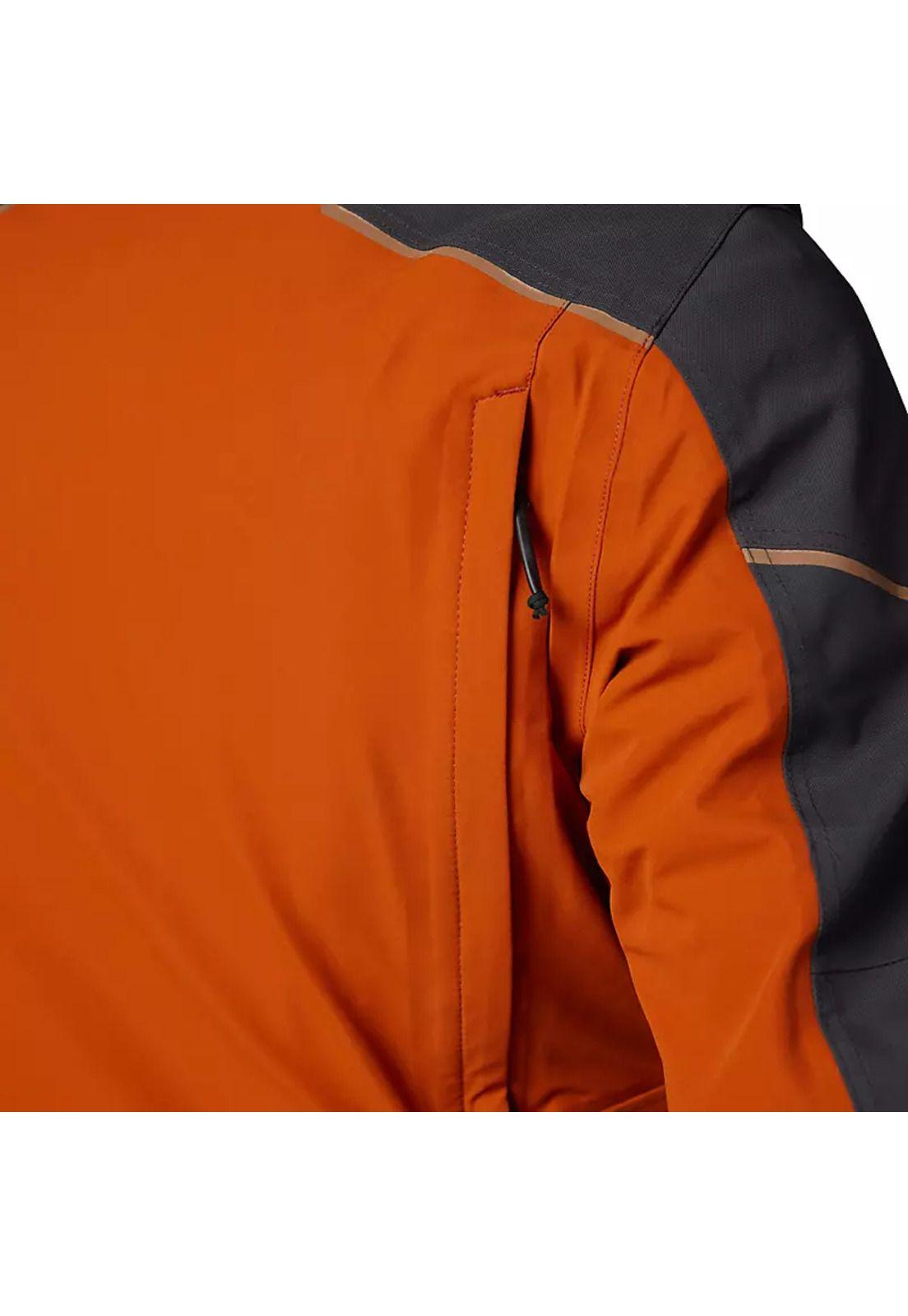 Chaqueta Moto Defend GORE-TEX ADV Impermeable Naranjo Fox-5
