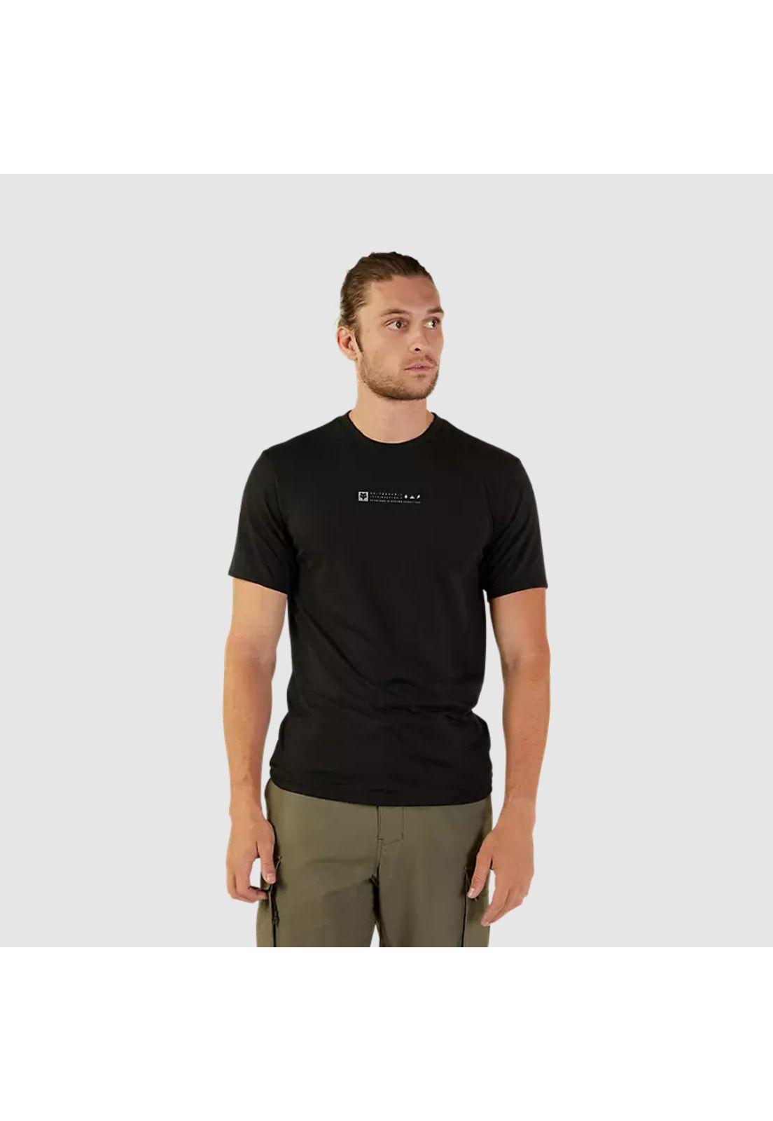 Polera Lifestyle Base Over Negro Fox-0