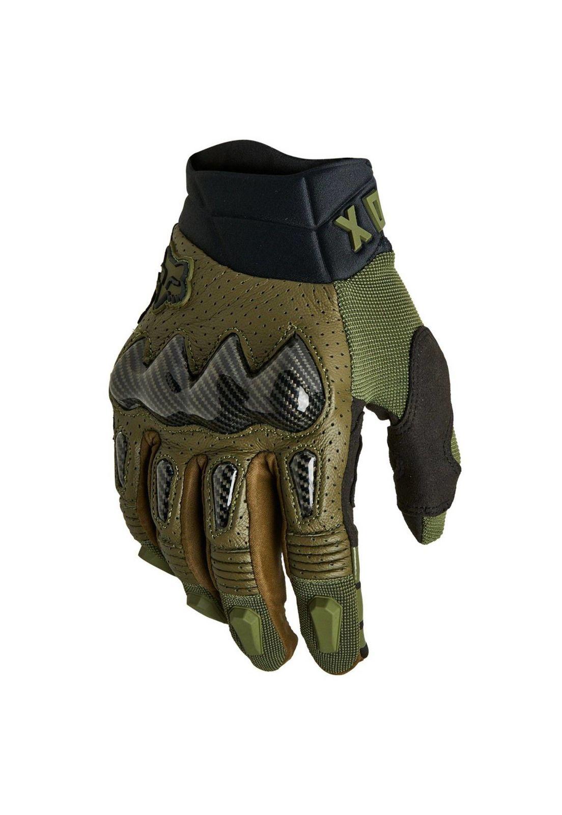 Guantes Bicicleta Bomber Verde Fox-0
