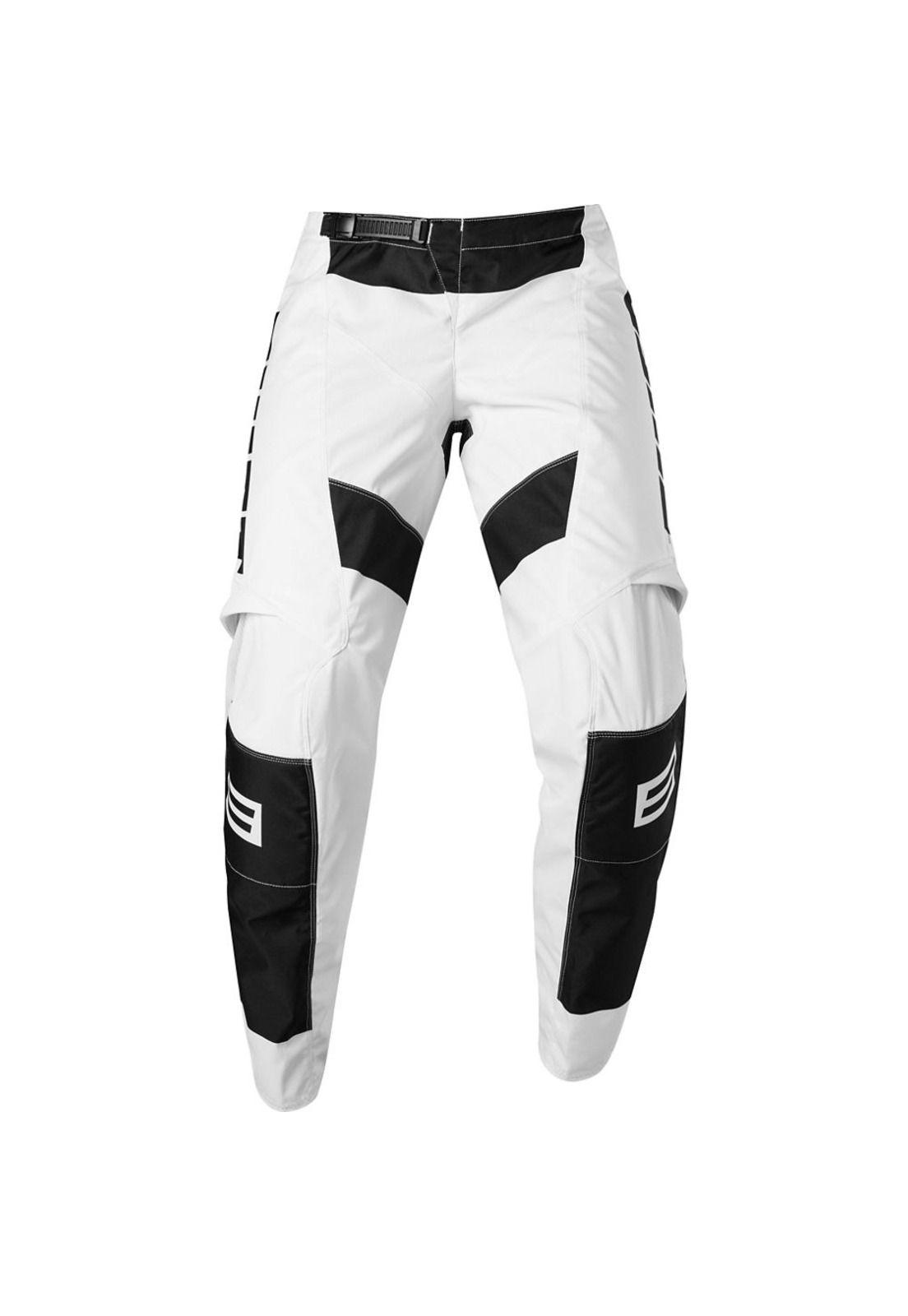 Pantalon Moto Whit3 Label Archival Negro/Blanco Shift-0