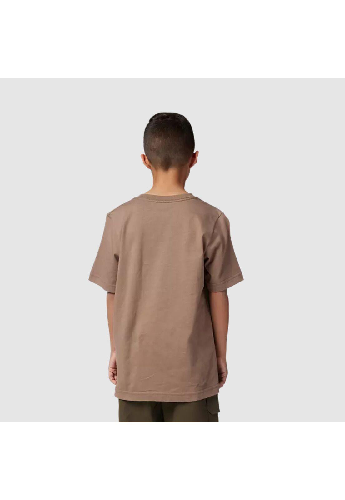 Polera Lifestyle Niño Leo Premium Cafe Fox-1