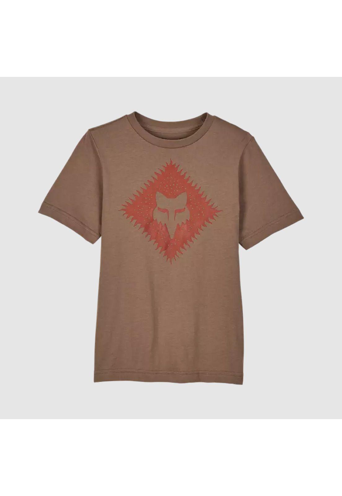 Polera Lifestyle Niño Leo Premium Cafe Fox-2
