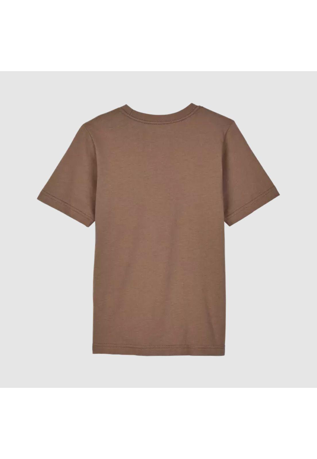 Polera Lifestyle Niño Leo Premium Cafe Fox-3