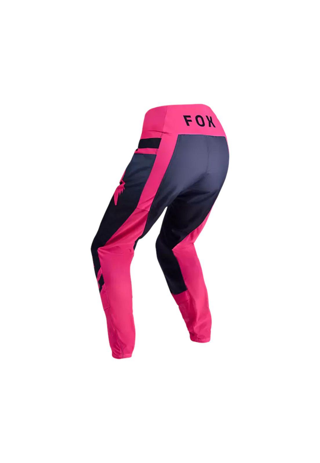 Pantalon Moto Mujer 180 Shield Negro/Rosado Fox-1