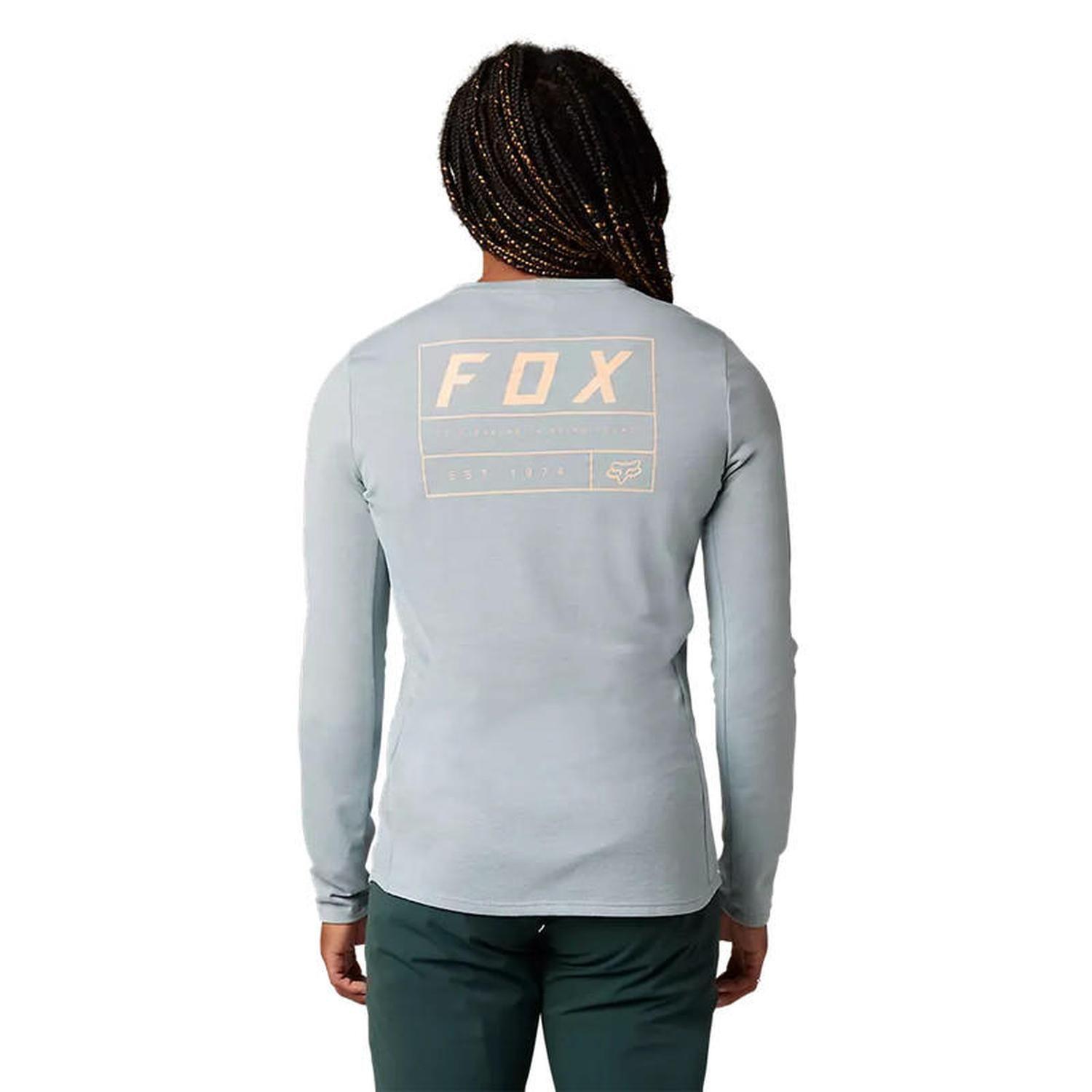 Polera Bicicleta Mujer Manga Larga Ranger Drirelease® Gris Fox-2