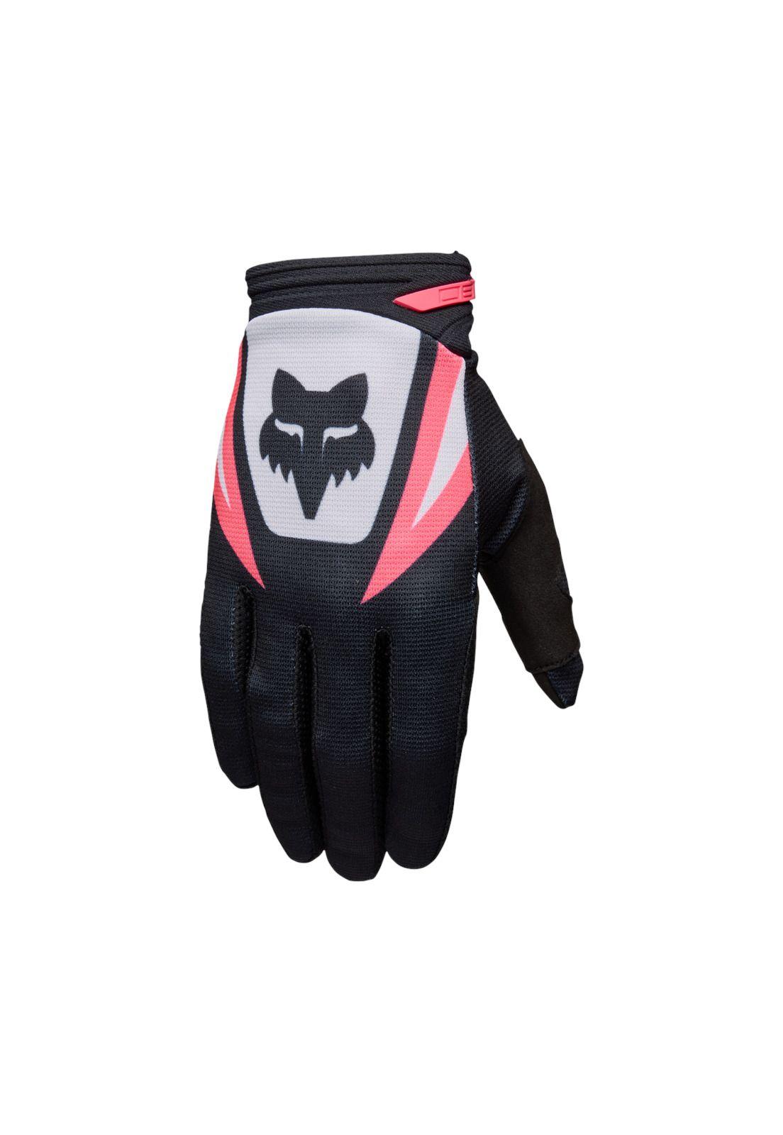 Guantes Moto 180 Draft Negro/Rosado Fox-0