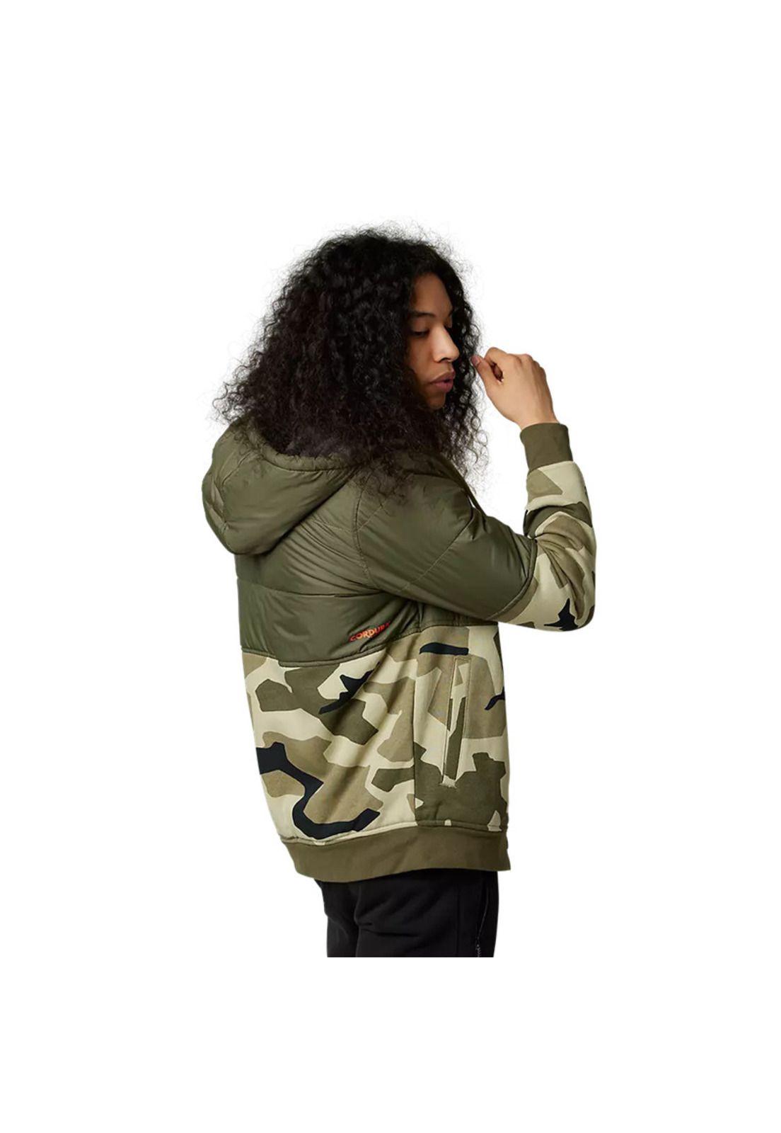 Poleron Lifestyle Lindon Sasquatch Camo Verde Fox-4