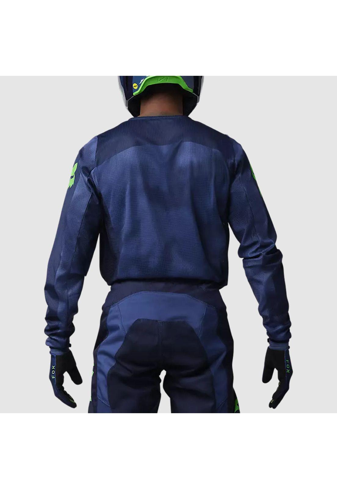 Polera Moto 180 Taunt Azul Fox-3