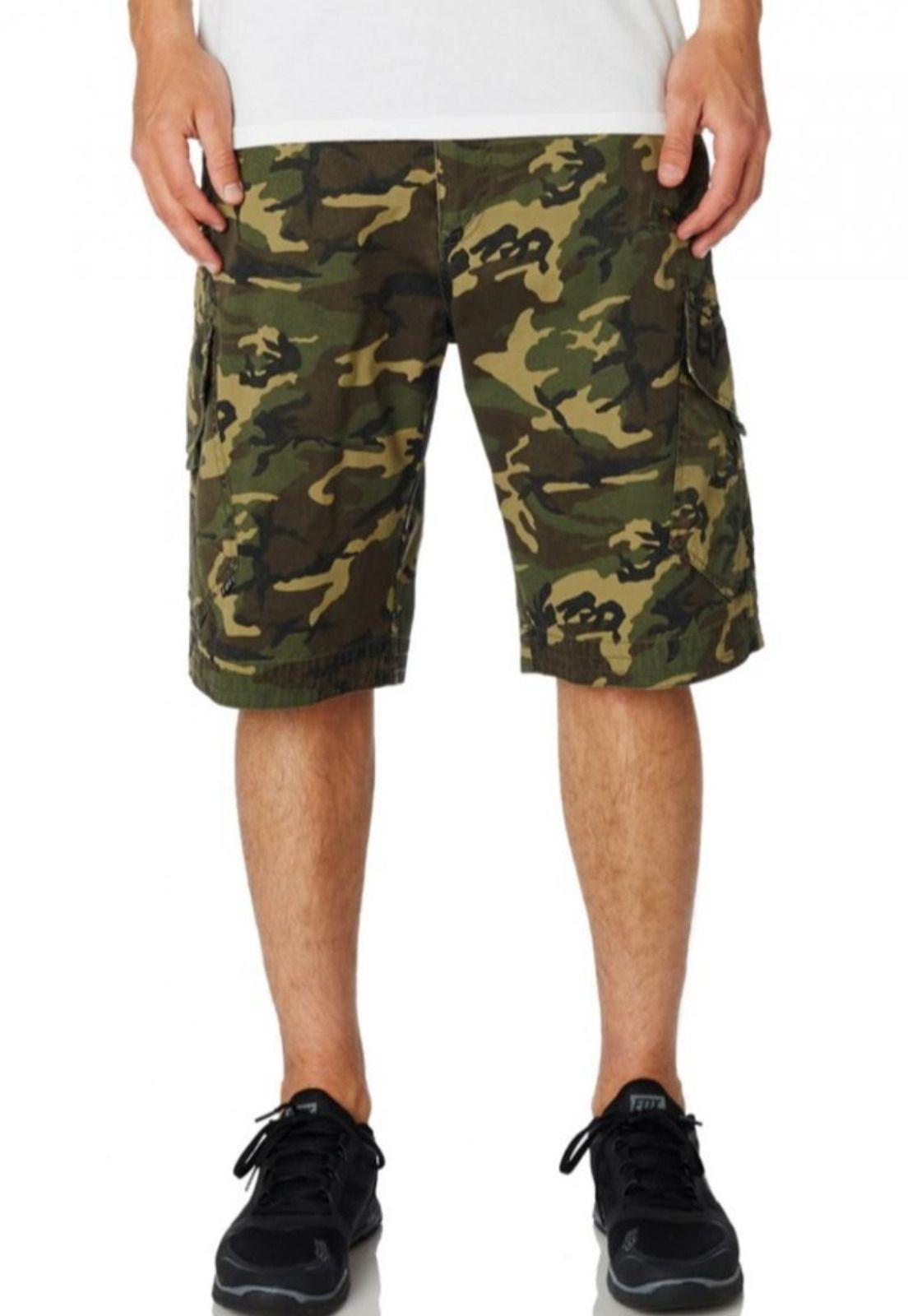 Short Lifestyle Slambozo Camo Cargo Verde Camo Fox--2