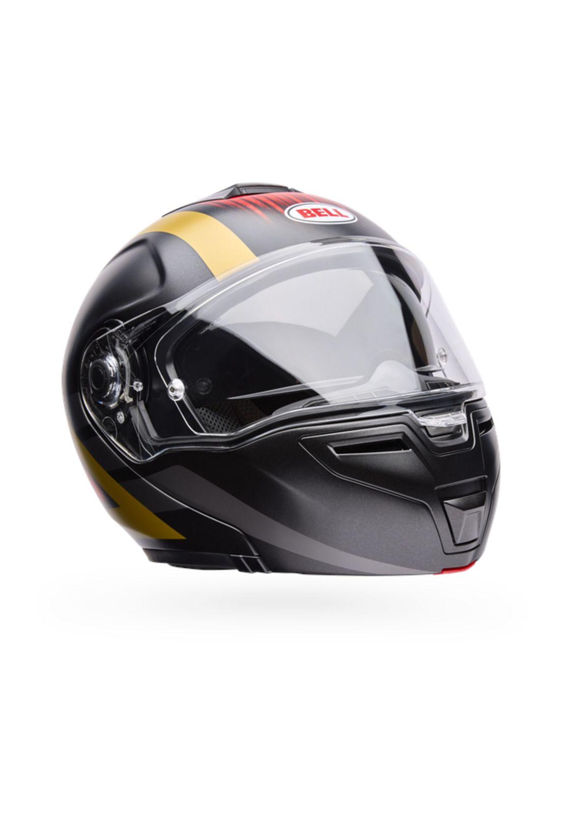 Casco Moto SRT The Good Ride Negro/Rojo Bell-0