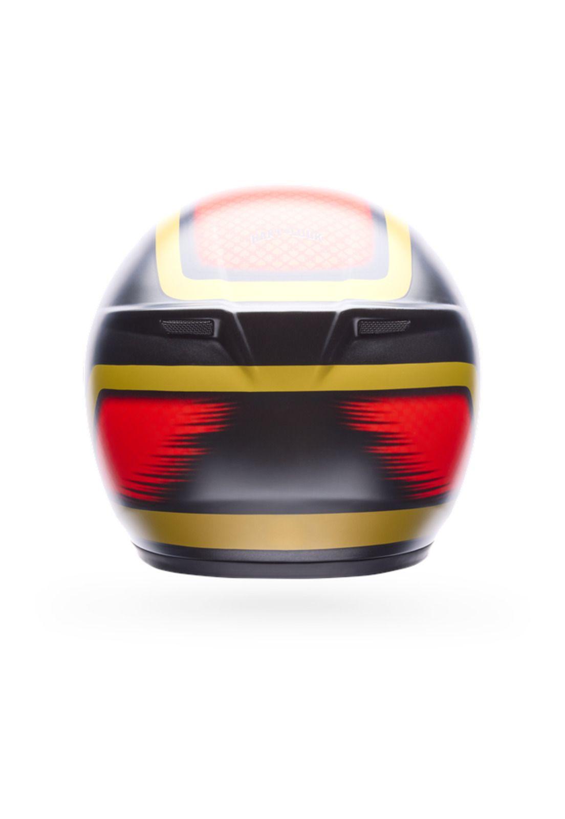 Casco Moto SRT The Good Ride Negro/Rojo Bell-4