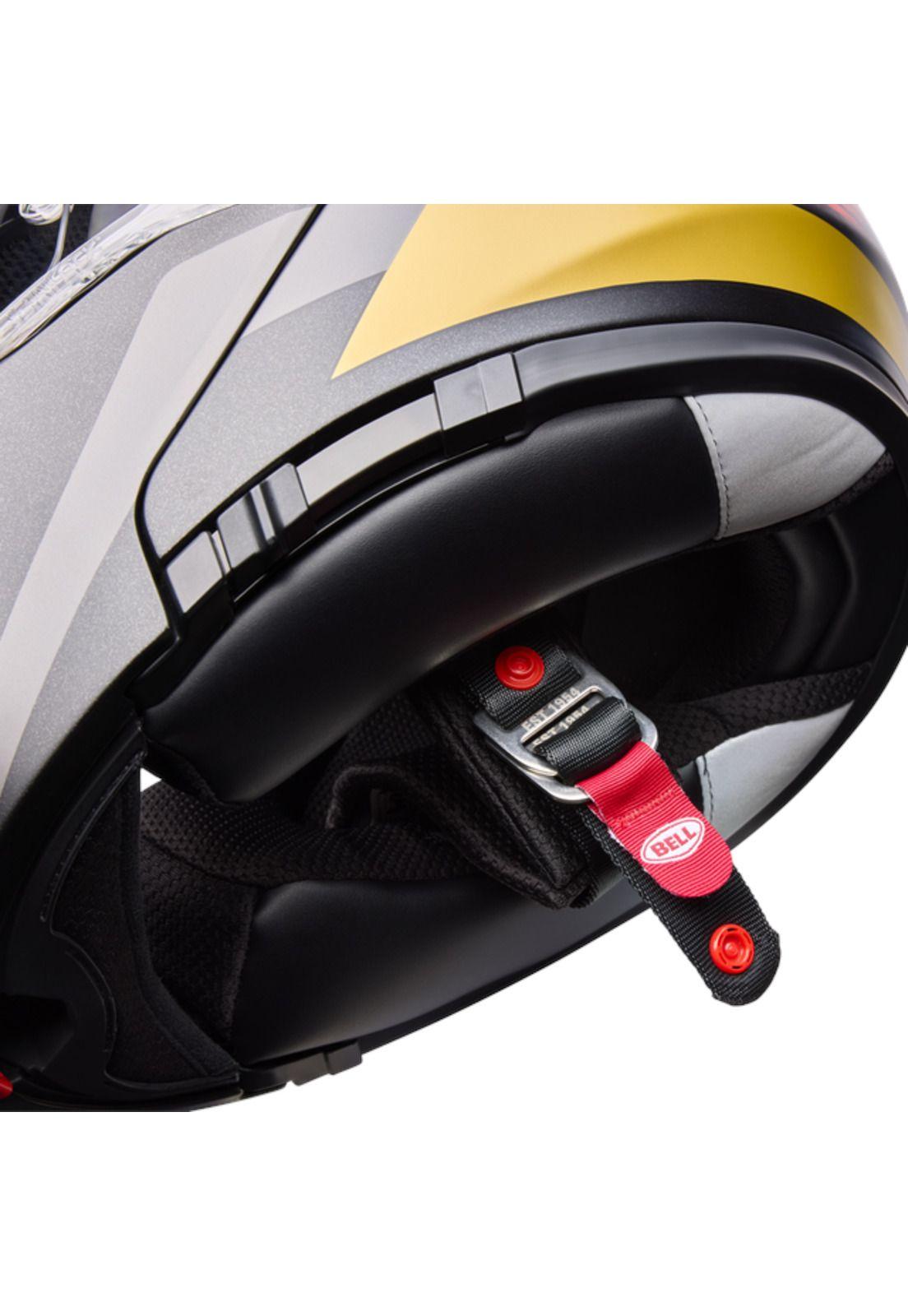 Casco Moto SRT The Good Ride Negro/Rojo Bell-5