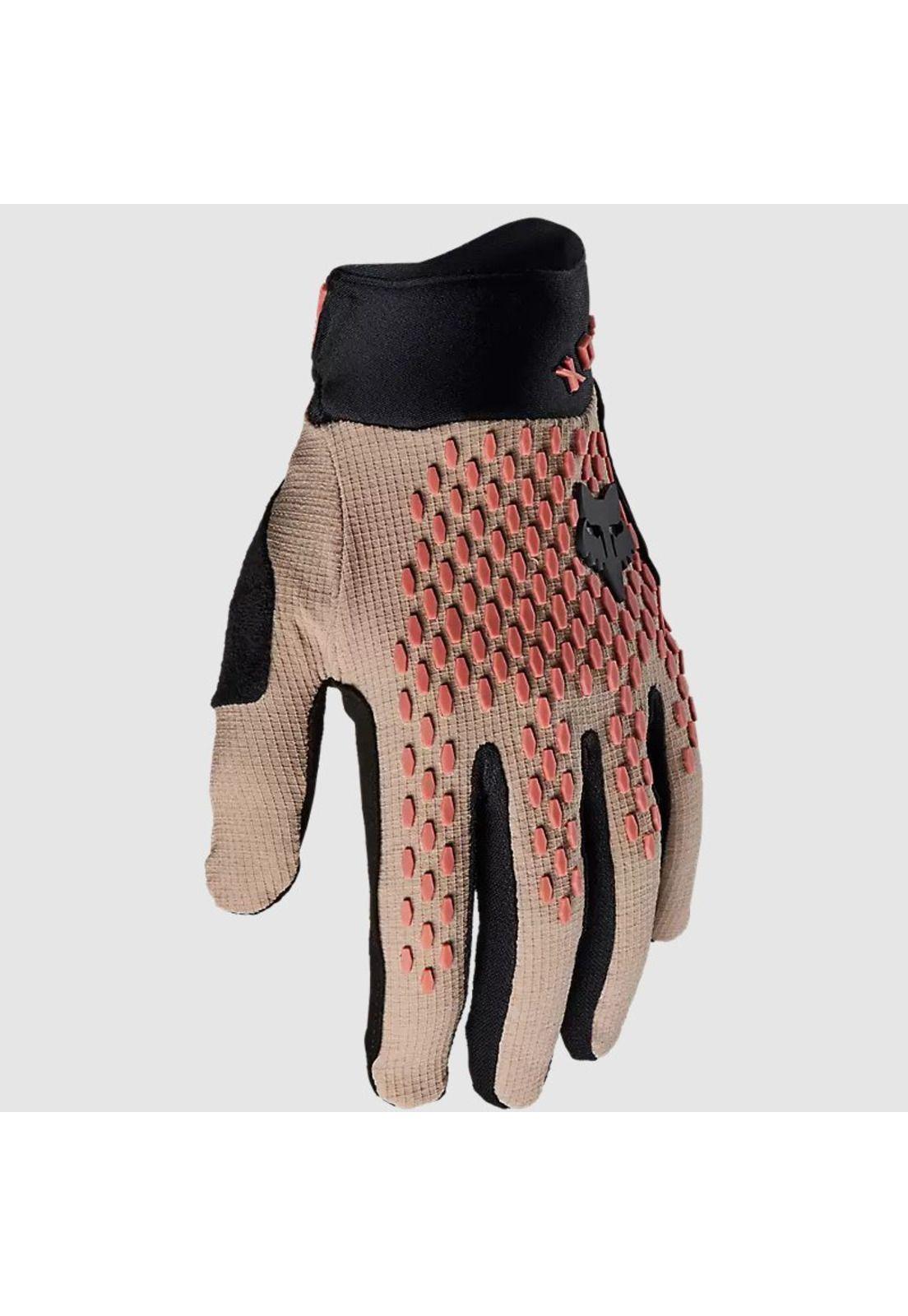Guantes Bicicleta Mujer Defend Café Fox -0