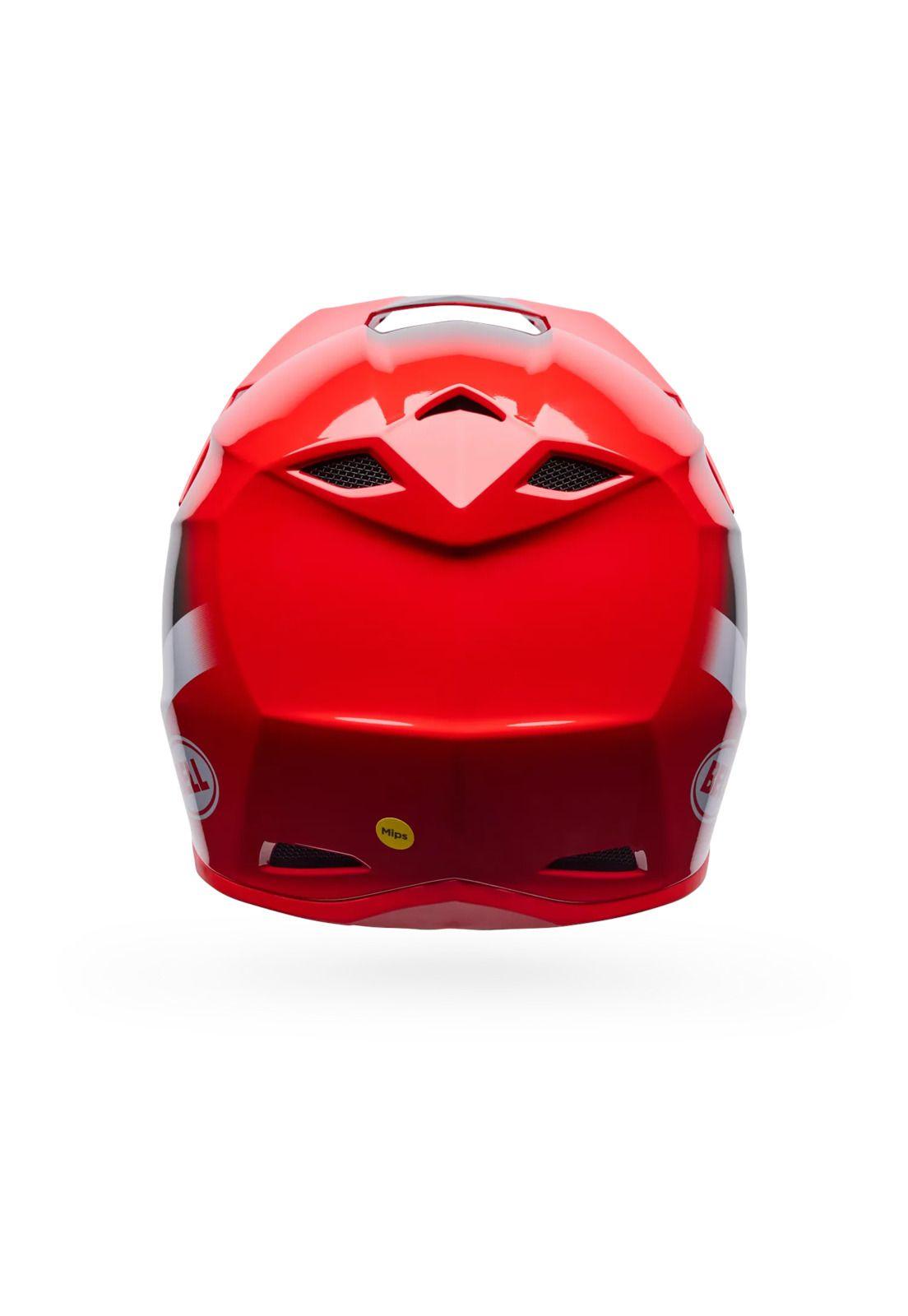 Casco Moto MX-10 Mips Aviator Rojo/Negro Bell-3