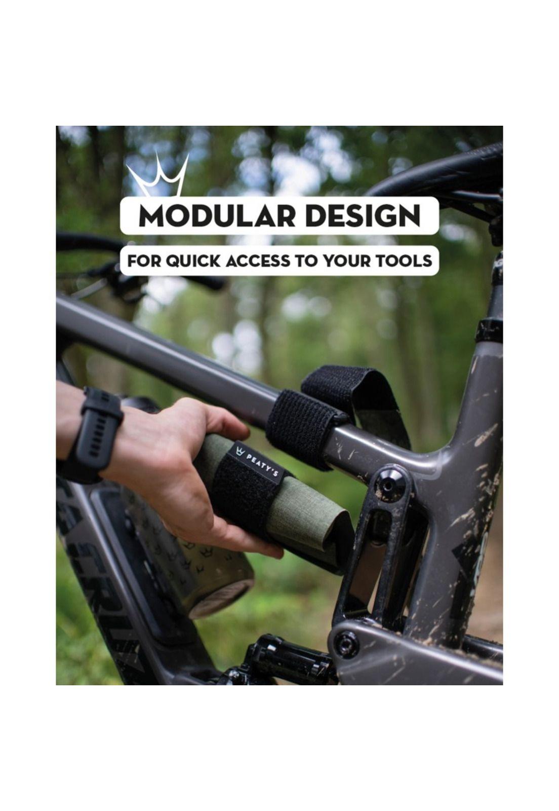 Bolso Herramientas Bicicleta Holdfast Negro Peatys-2