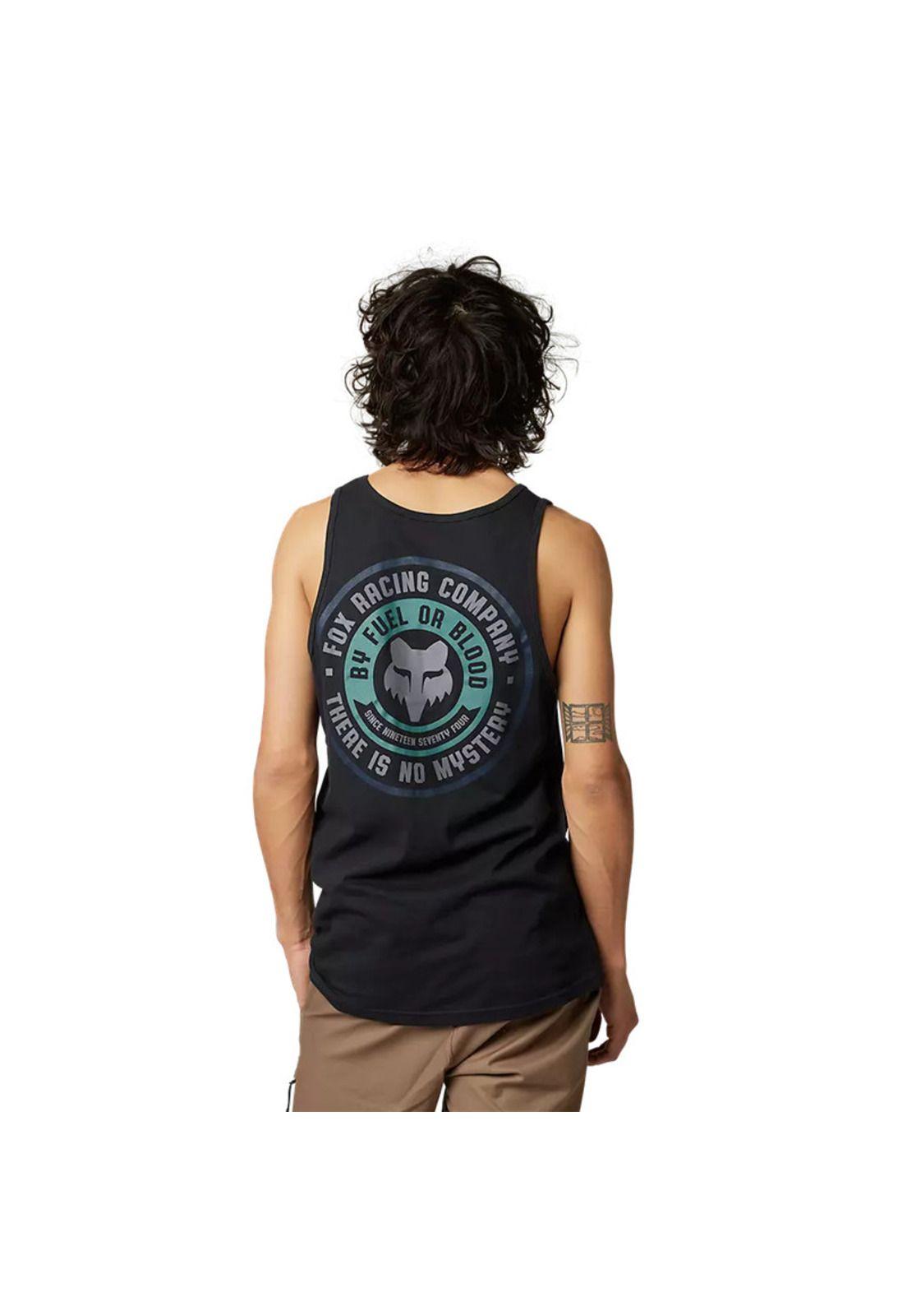 Polera Lifestyle Sin Mangas Mysticks Negro Fox-2