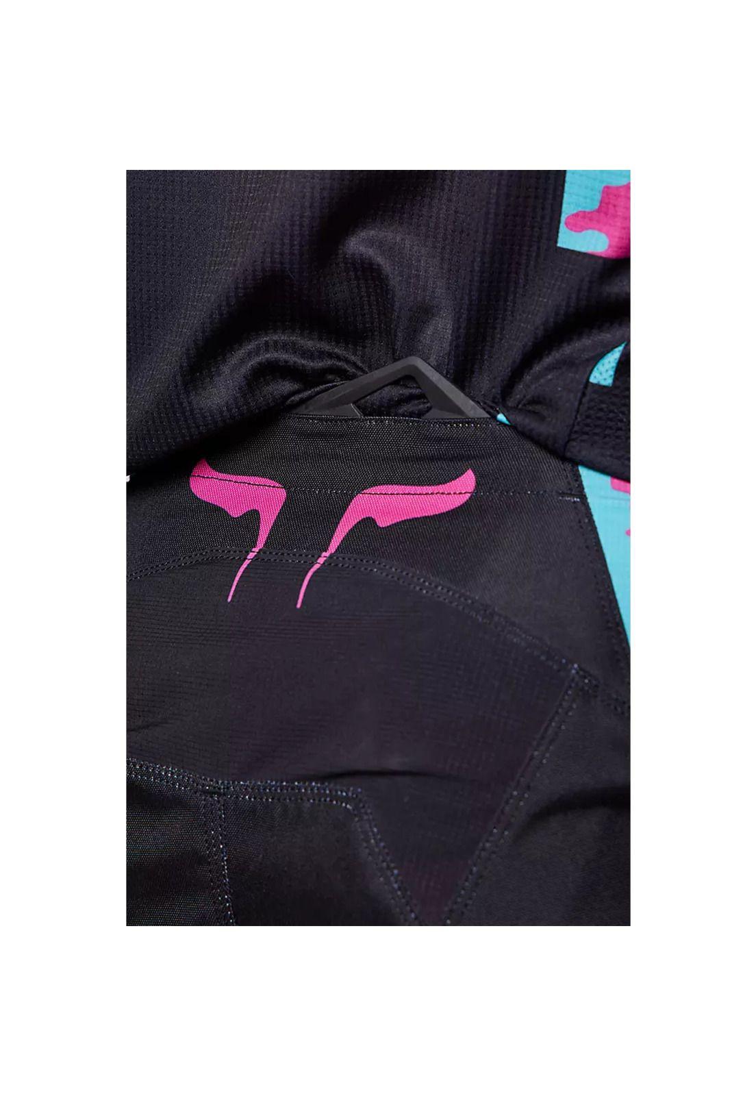 Pantalon Moto 180 Nuklr Celeste/Rosado Fox-5
