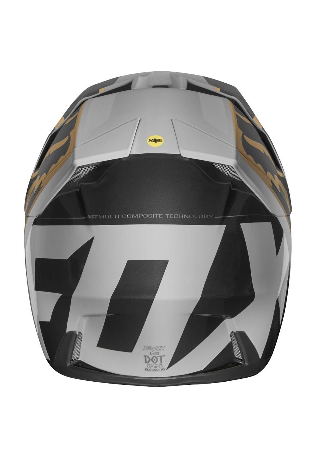 Casco Moto V3 Kila Gris Fox-2