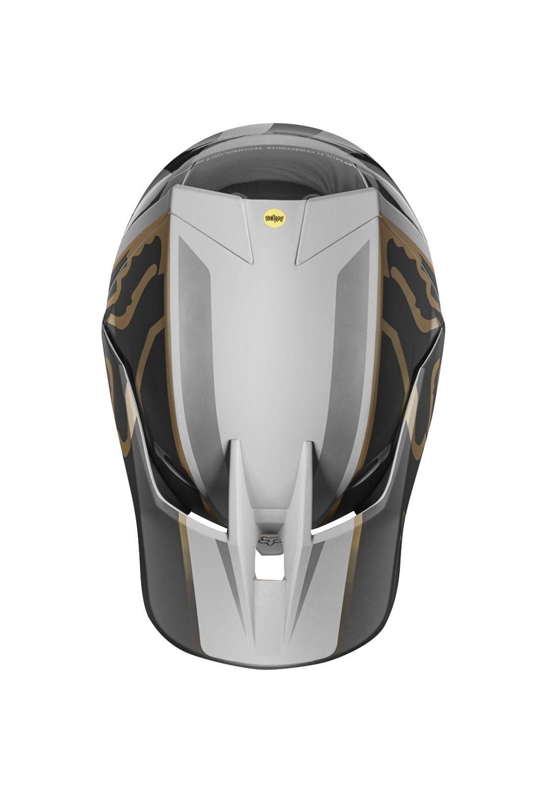 Casco Moto V3 Kila Gris Fox-3