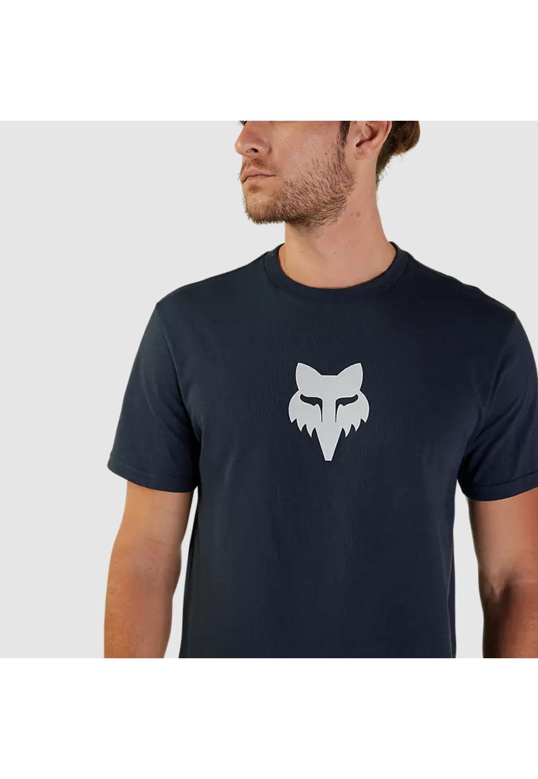 Polera Lifestyle Fox Head Premium Azul Marino Fox-2