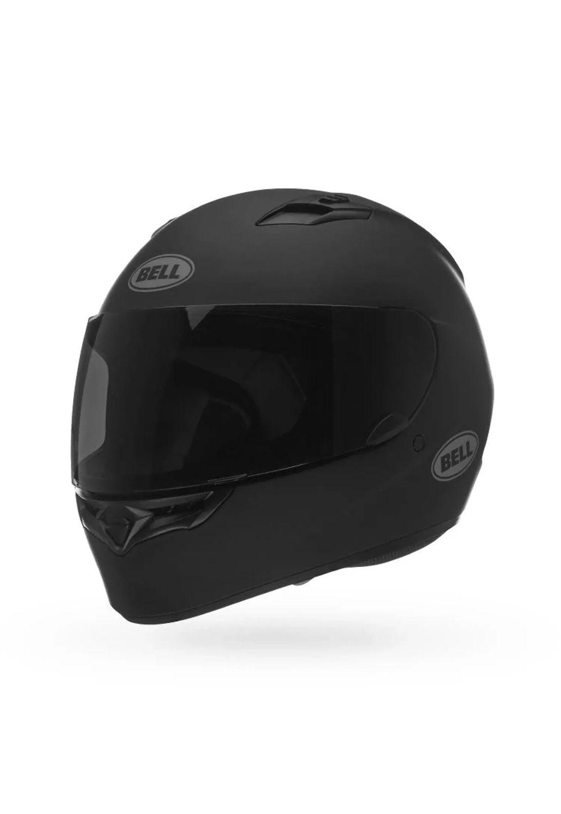 Casco Moto Calle Qualifier Solid Negro Certificado QR Bell-0