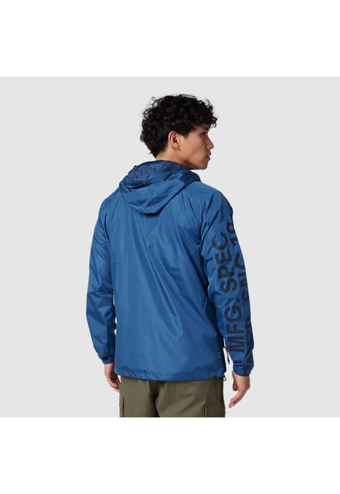 Chaqueta Cortavientos Lifestyle Barge Azul Fox-1