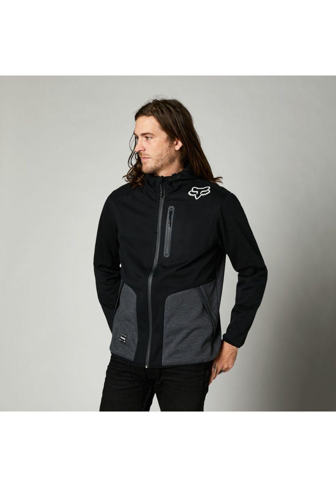 Chaqueta Lifestyle Softshell Barricade Negro Fox-2
