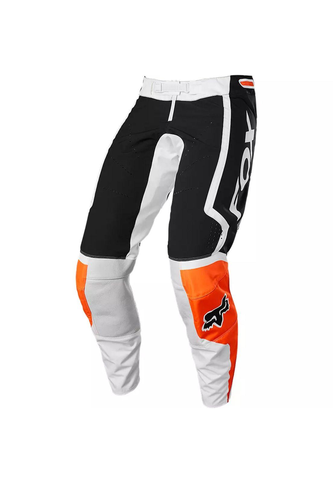 Pantalon Moto 360 DVIDE Negro/Naranjo Fox-1