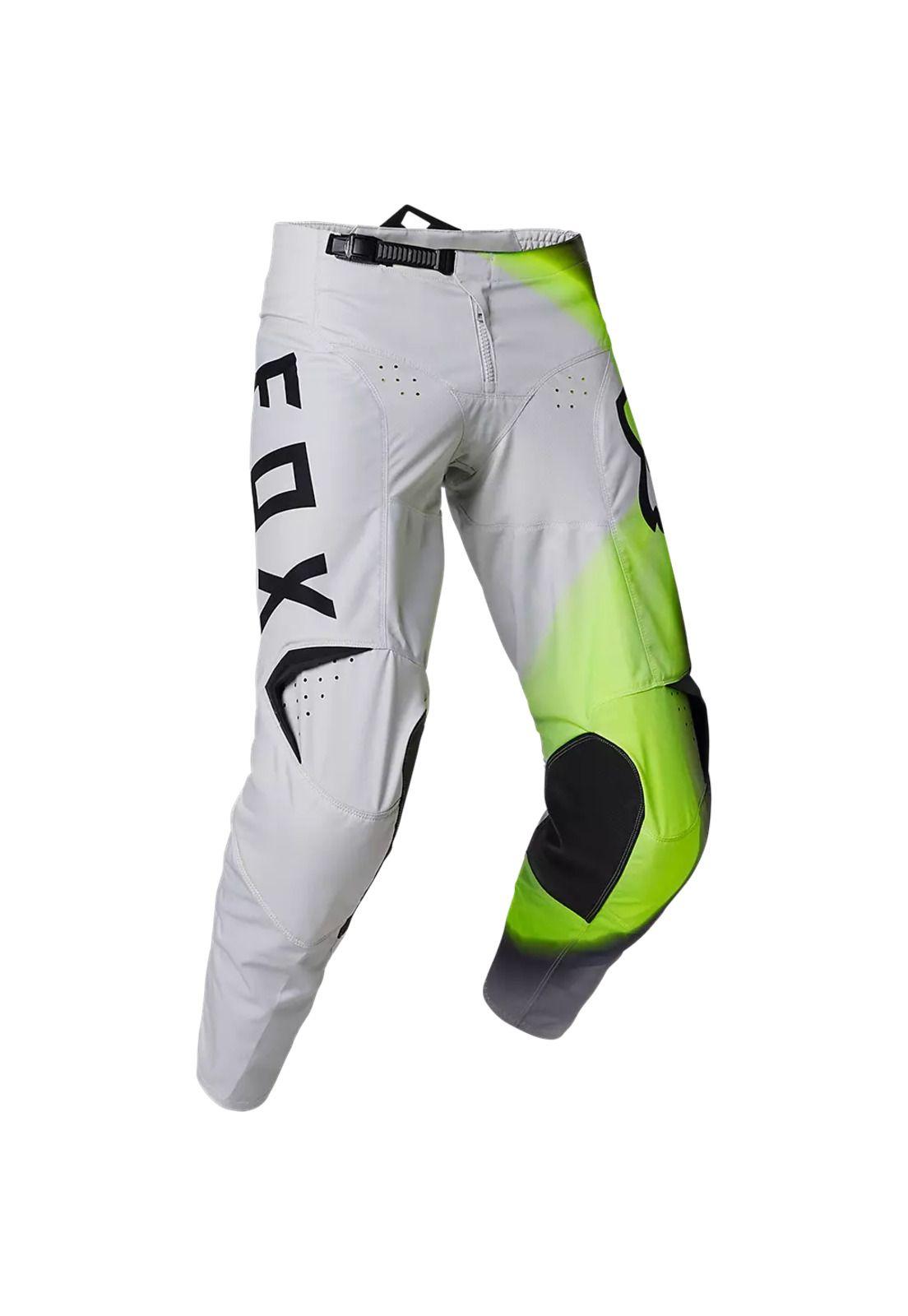 Pantalon Moto 180 Toxsyk Amarillo/Blanco Fox-0