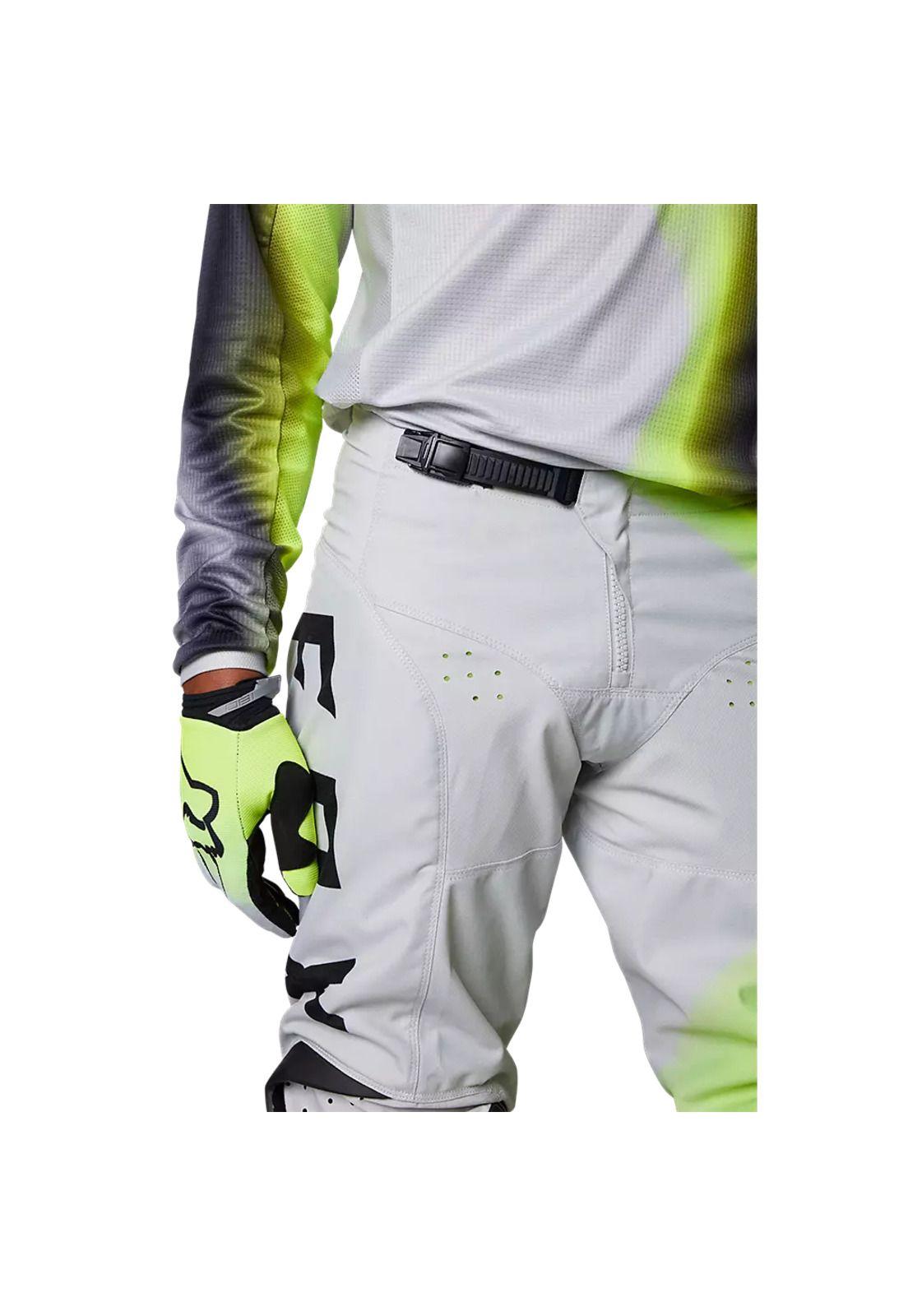 Pantalon Moto 180 Toxsyk Amarillo/Blanco Fox-2