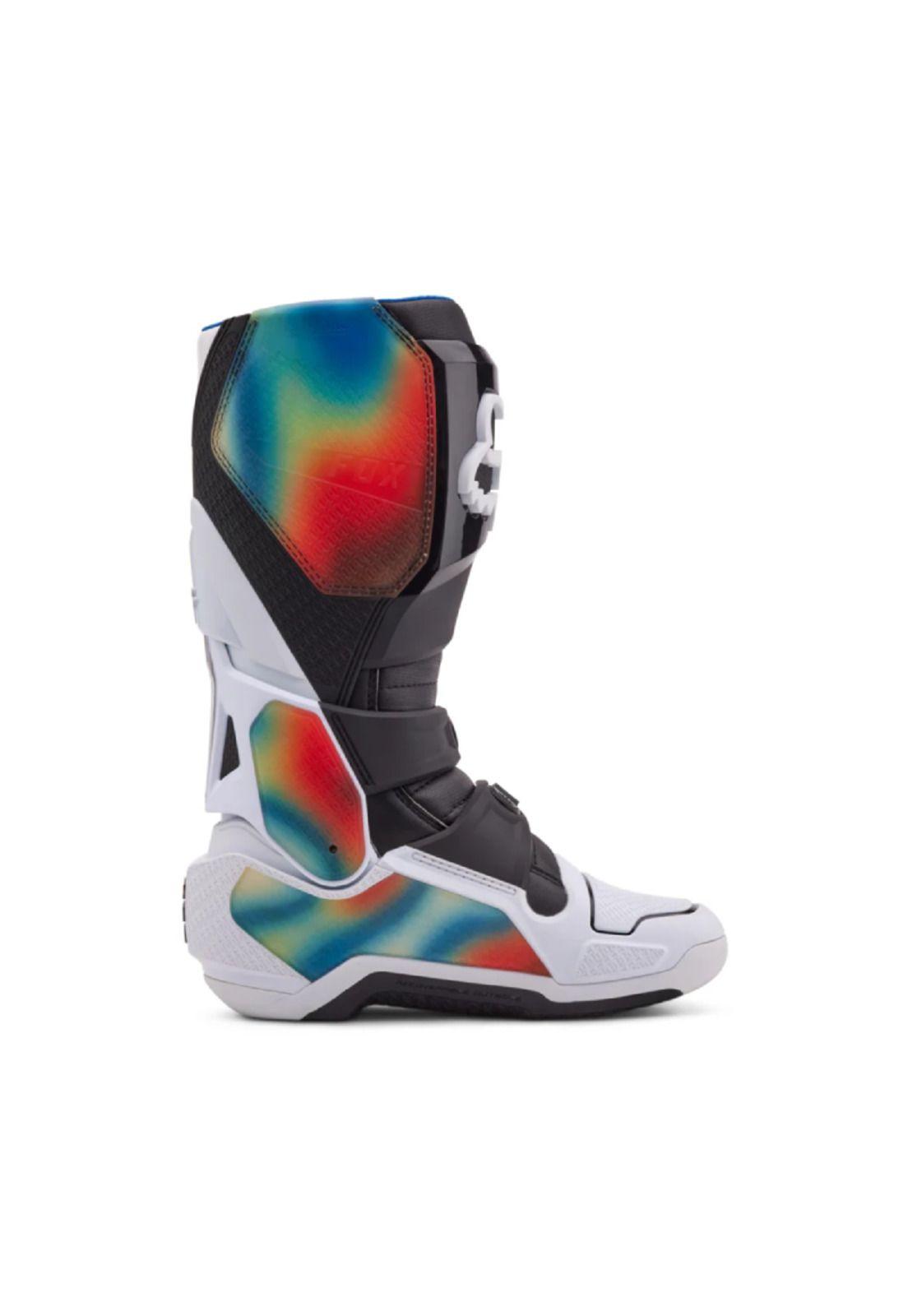 Botas Moto Instinct Scans Edición Limitada Blanco/Negro Fox-2