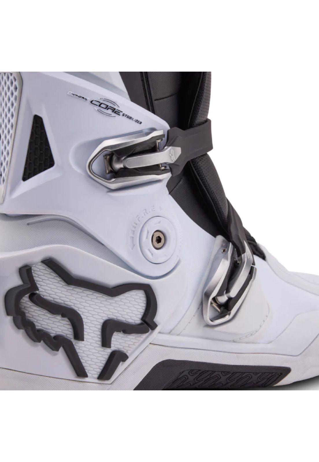 Botas Moto Instinct Scans Edición Limitada Blanco/Negro Fox-5