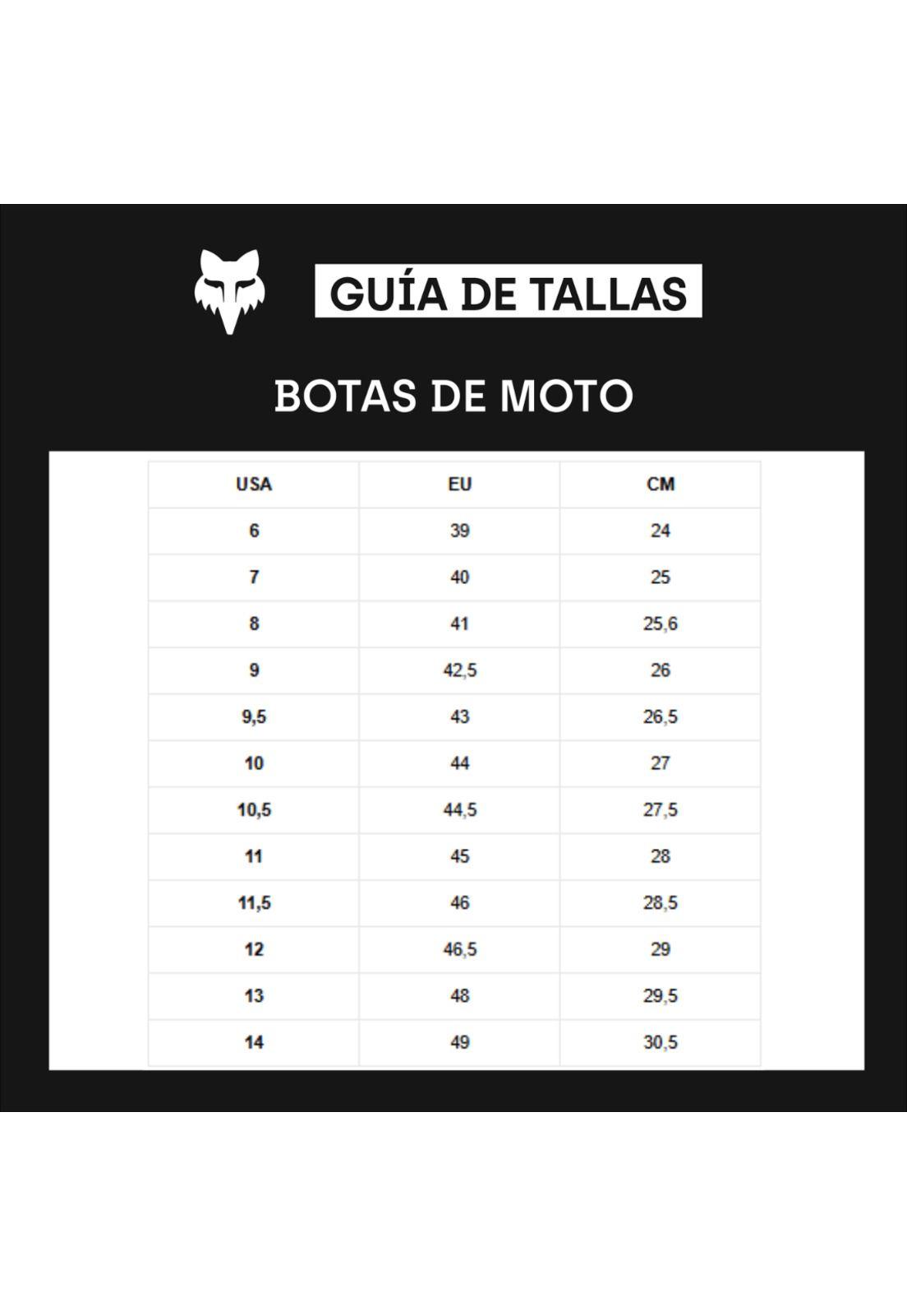 Botas Moto Instinct Scans Edición Limitada Blanco/Negro Fox-6