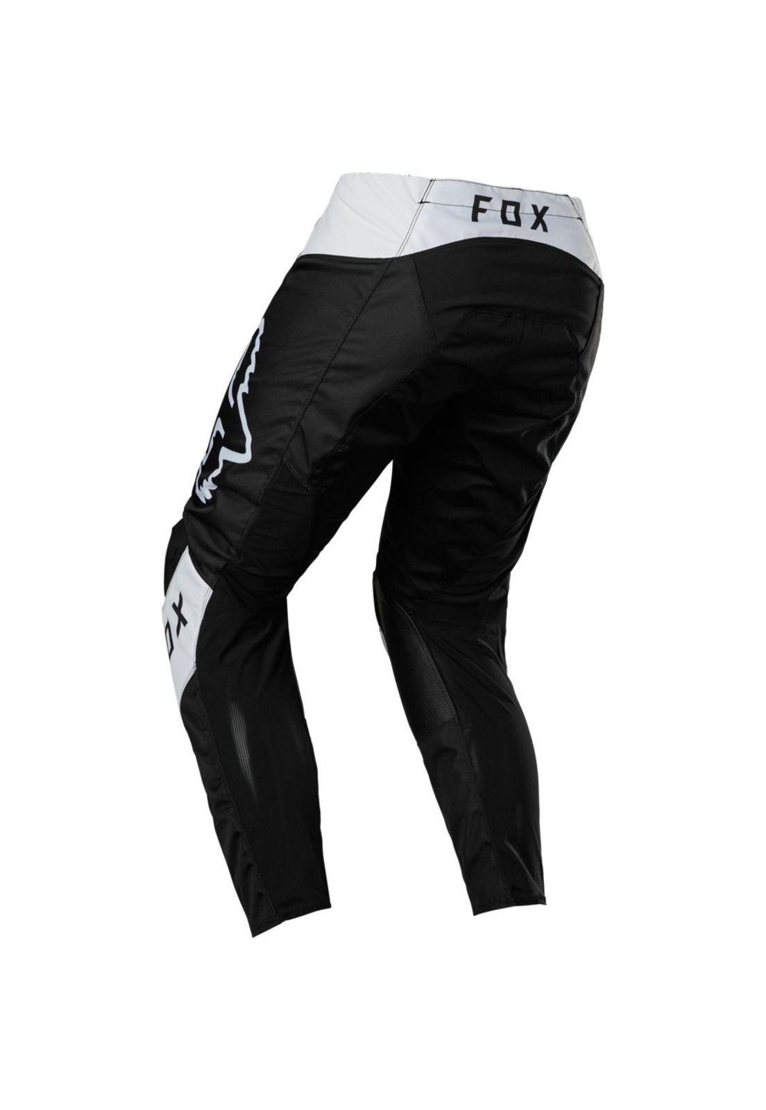 Pantalon Moto Niño 180 Lux Negro Fox-2