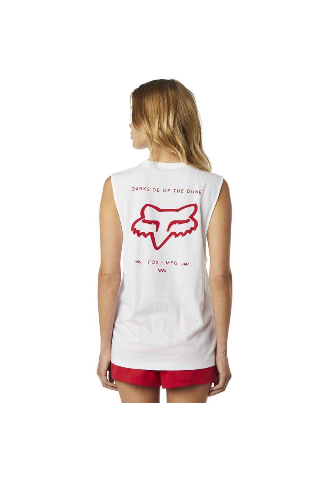 Polera Lifestyle Mujer Check Yourself Blanco Fox-1
