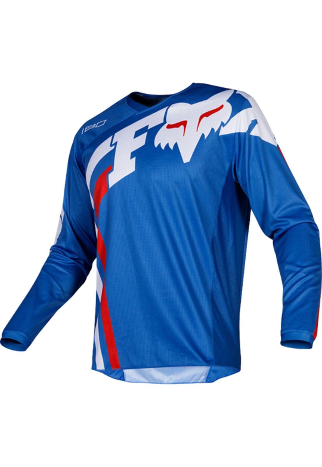 Polera Moto 180 Cota Azul Fox-0