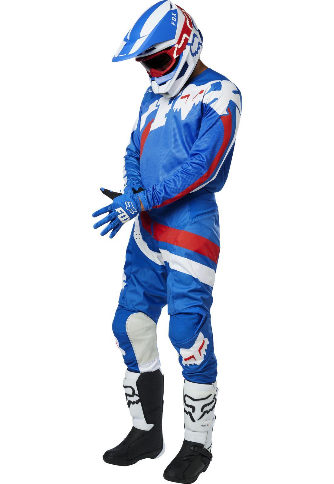 Polera Moto 180 Cota Azul Fox-1