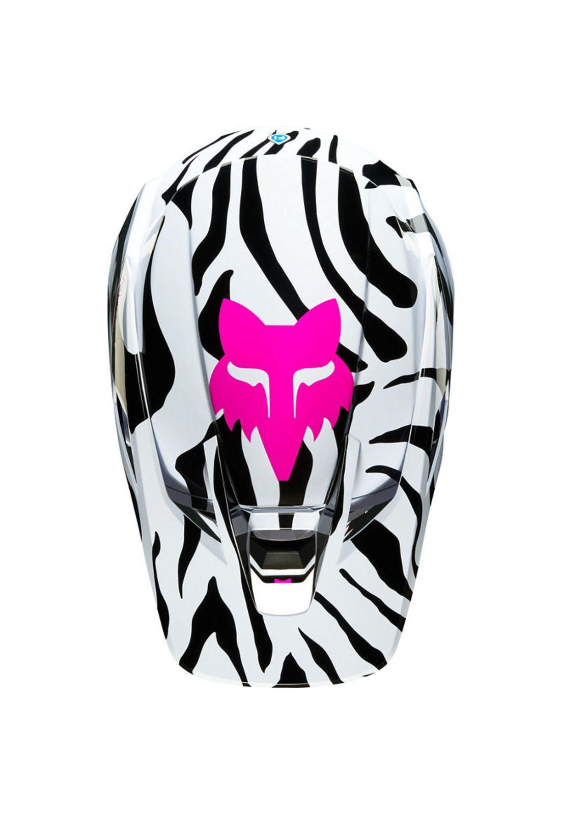 Visera Moto V3 Zebra Le Zebra Fox-1