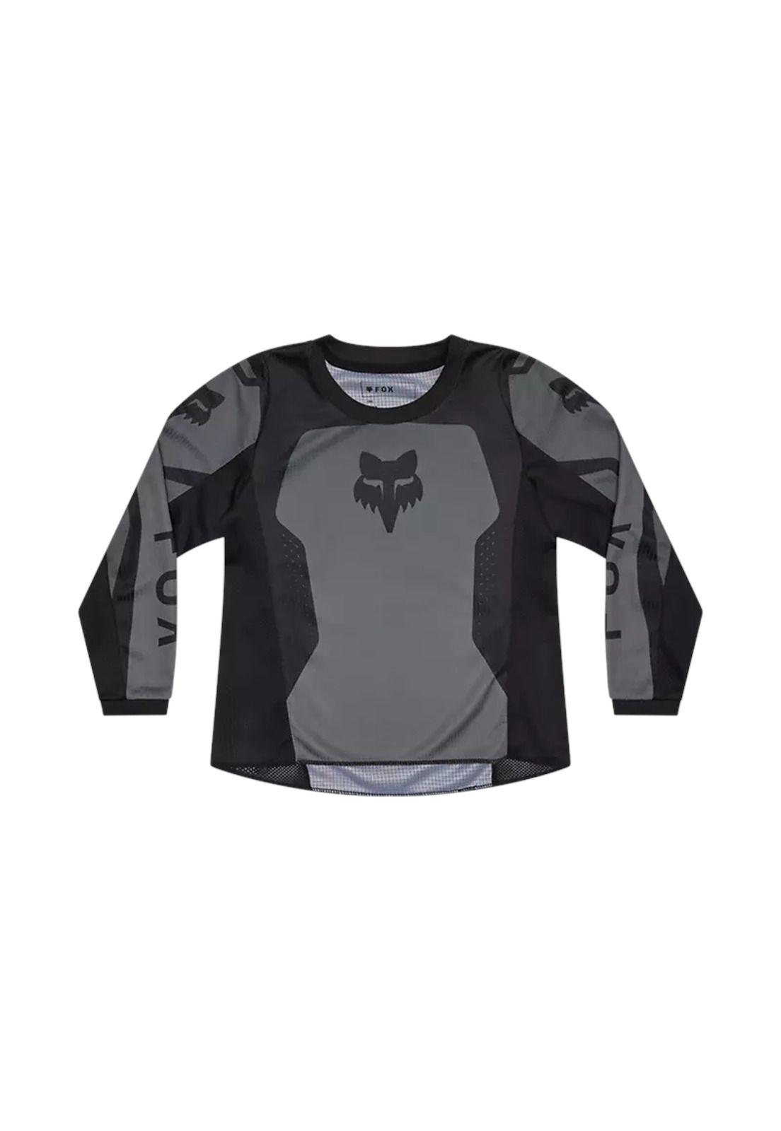 Polera Moto Niño 180 Shield Negro Fox-0