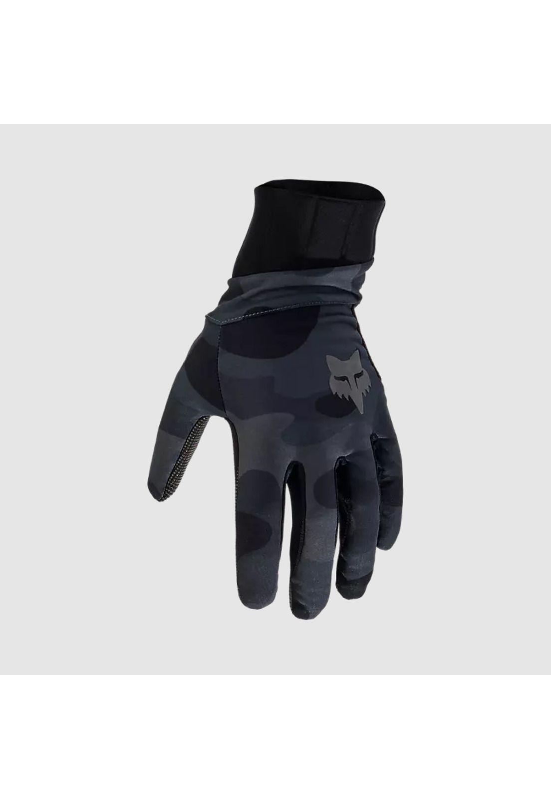 Guantes Bicicleta Defend Pro Fire Camo Negro Fox-0
