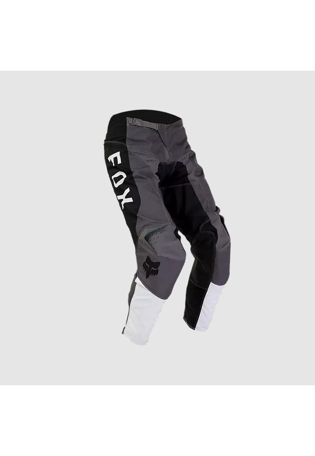 Pantalon Moto 180 Nitro Gris Claro Fox-0