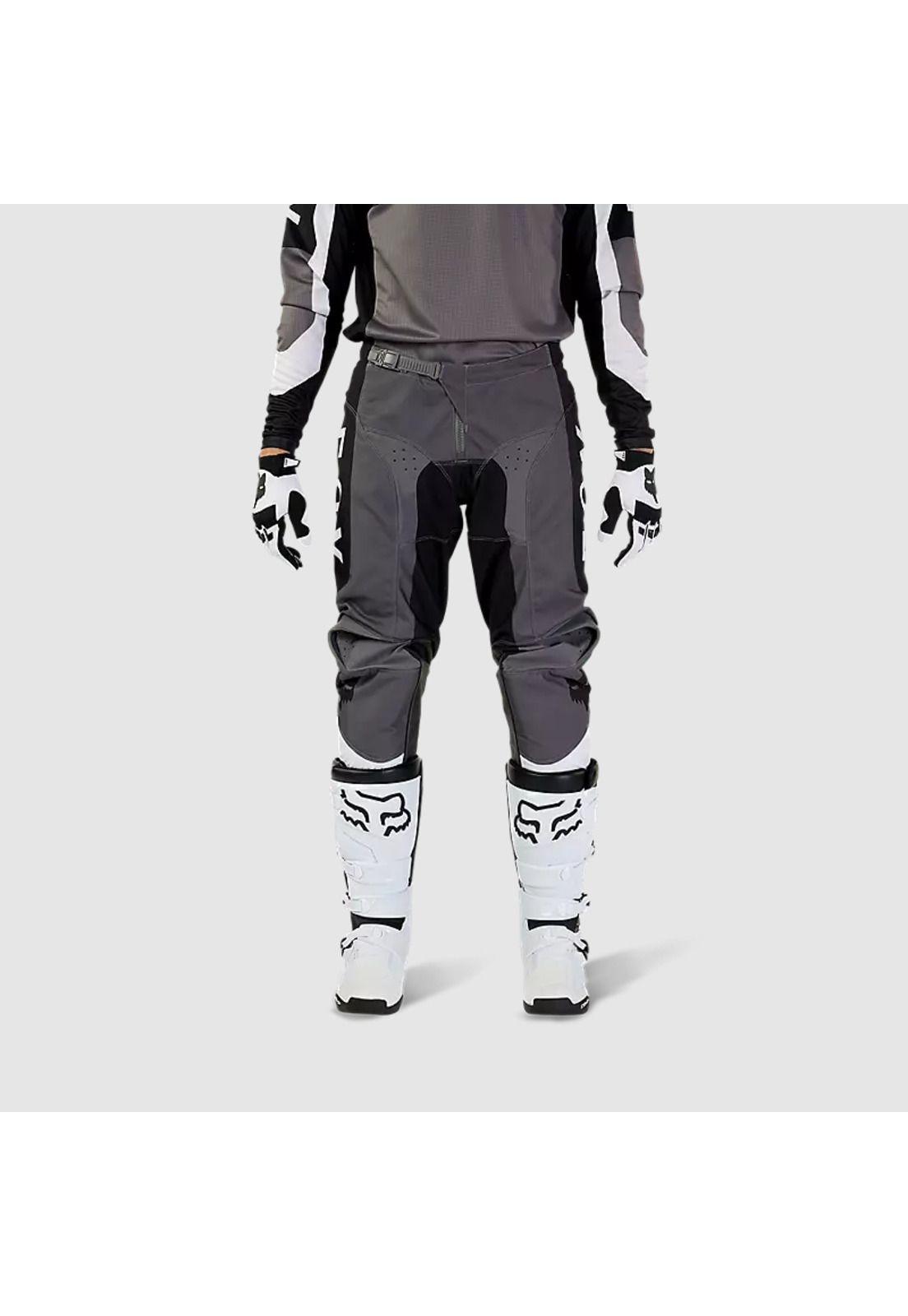 Pantalon Moto 180 Nitro Gris Claro Fox-2
