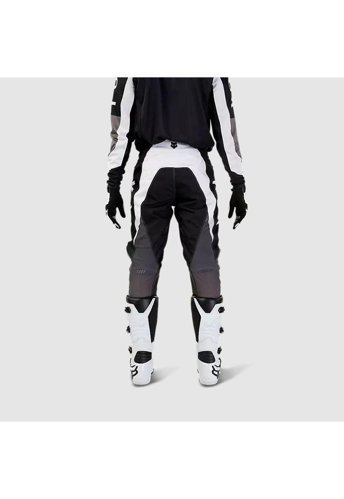 Pantalon Moto 180 Nitro Gris Claro Fox-3