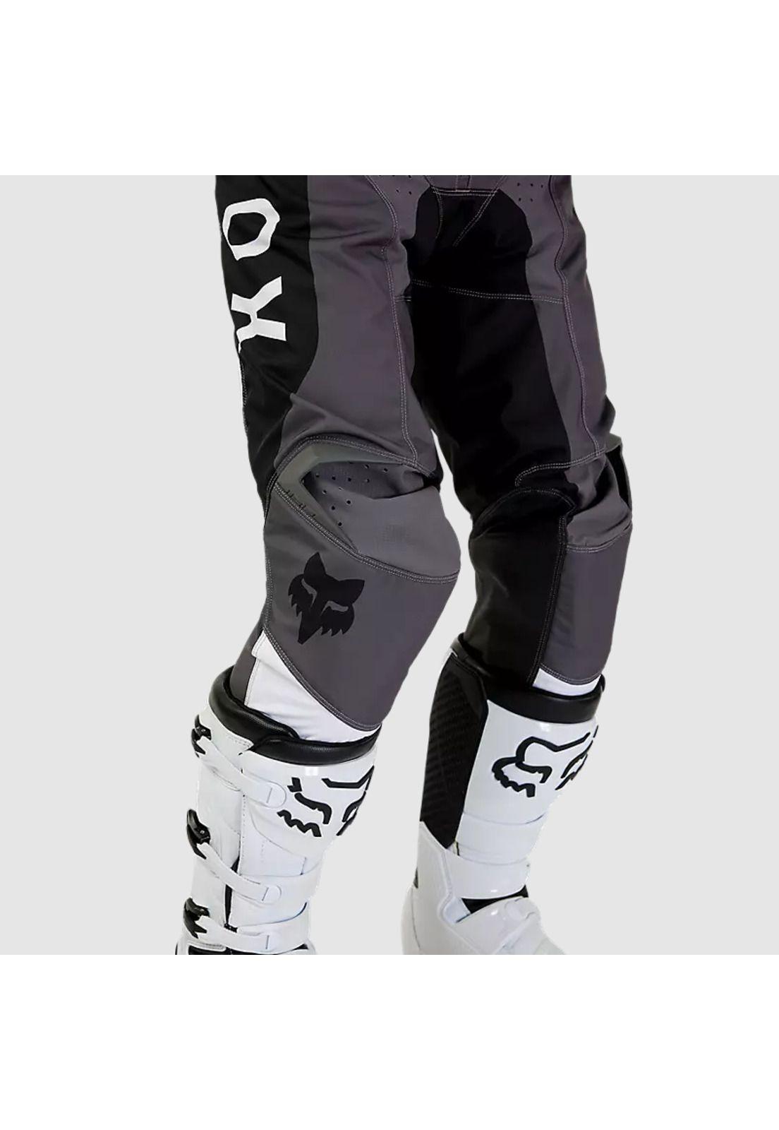 Pantalon Moto 180 Nitro Gris Claro Fox-4